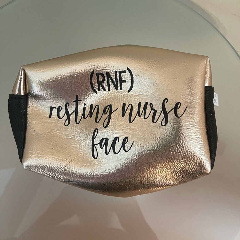 Resting Nurse Face Pouch